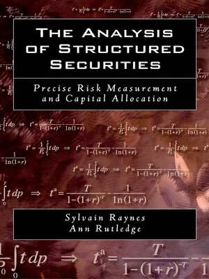 cover image of The Analysis of Structured Securities